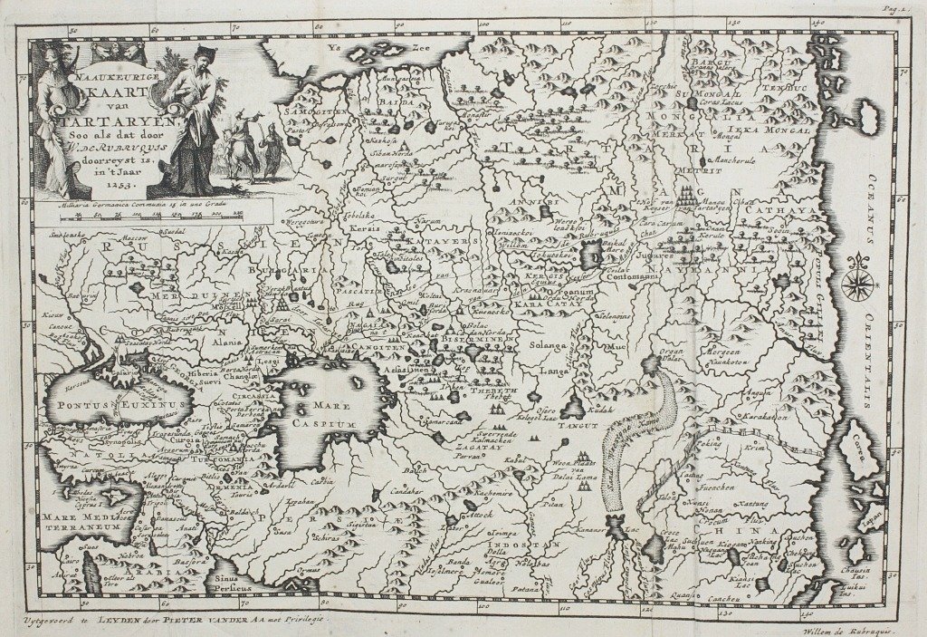 Rubruquis, Willem de - Aanmerkelyke reys door Willem de Rubruquis na d’oostersche gedeelten der weereld, insonderheyd na Tartaryen en China in ’t jaar onzes Heeren 1253