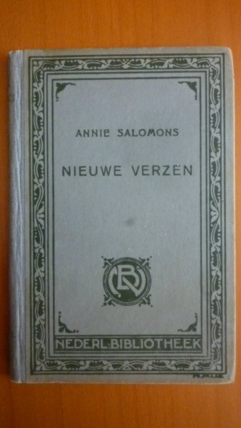 Annie Salomons - Nieuwe verzen