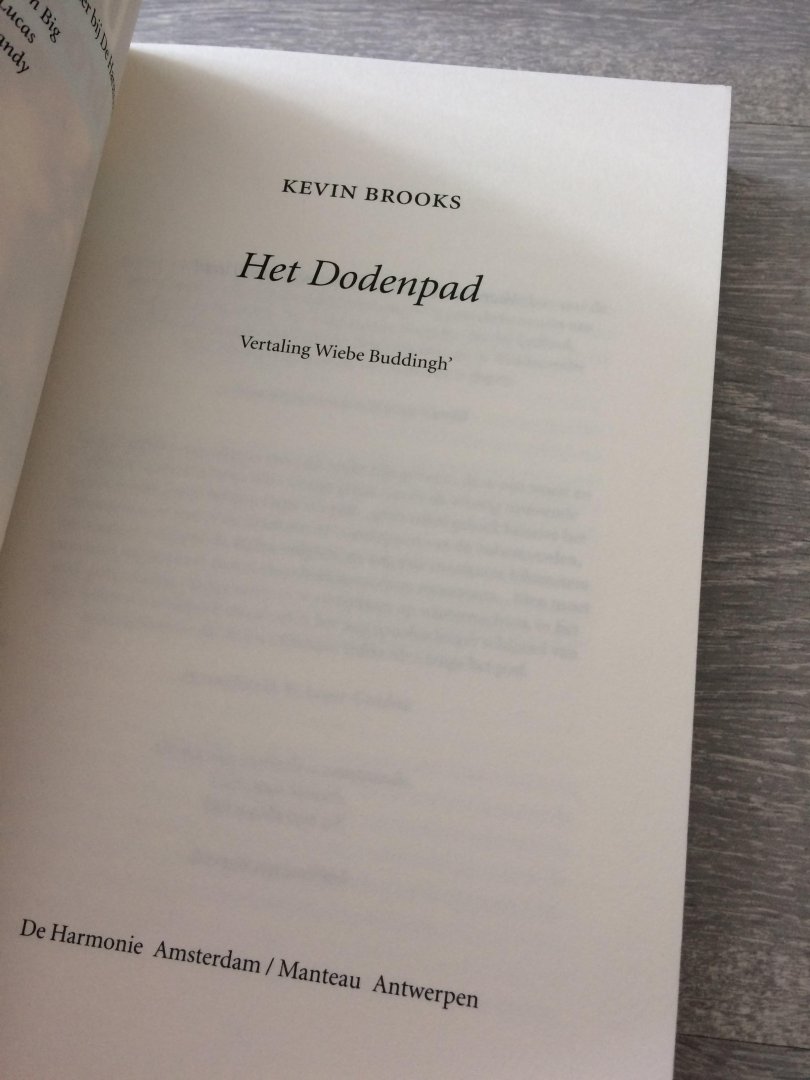 Brooks, Kevin - Het Dodenpad