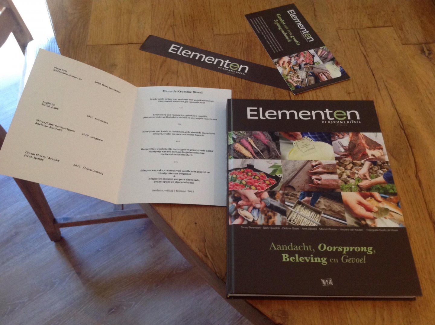 Berentsen, Tonny, Buwalda, Sierk, Baars, Dietmar, Wurster, Marcel, Dijkstra, Arne, Keulen, Vincent van - Elementen / de Kromme Dissel gesigneerde versie