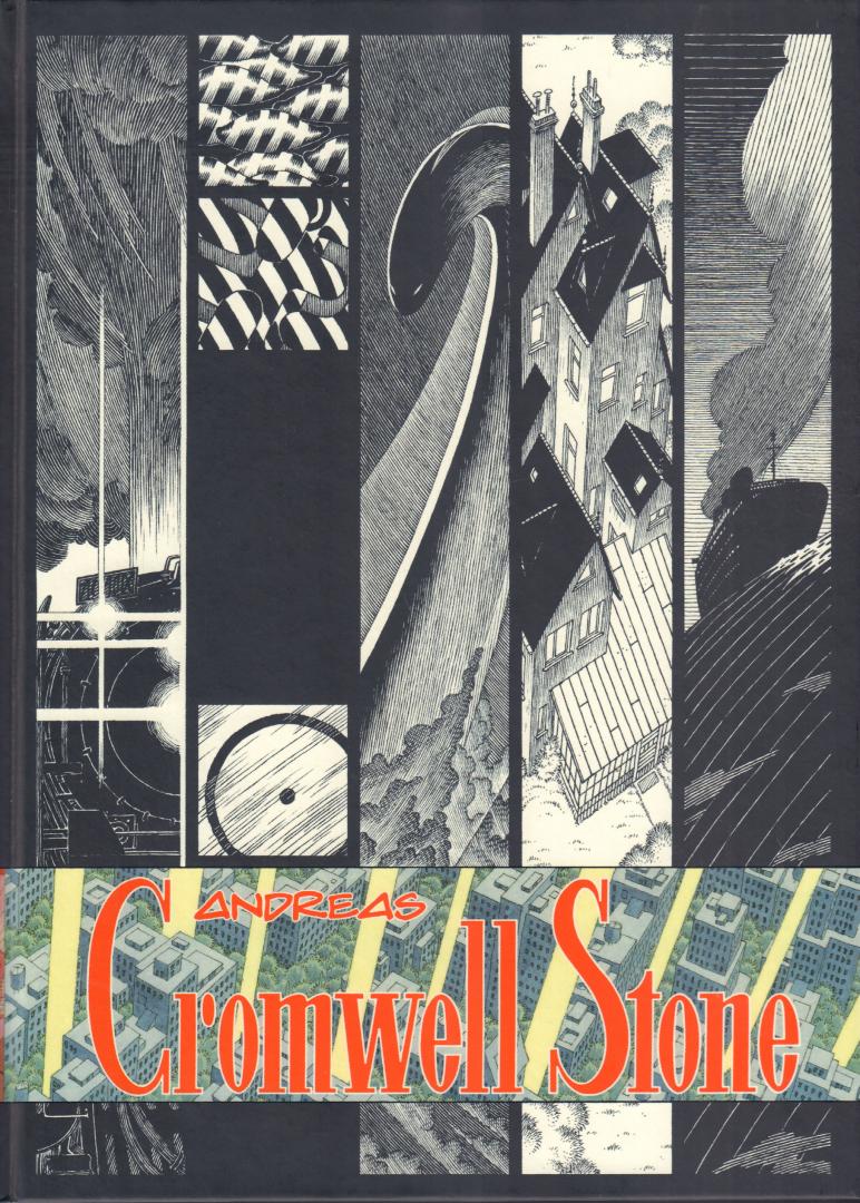 Andreas - Cromwell Stone, hardcover, gave staat (nieuwstaat), 	 Deze eerste uitlevering bevatte een prent met de omslagillustratie voor de Amerikaanse editie, Dark Horse, 1992 (afbeelding 3).  Strips in zwartwit, dossier voorin en achterin deels in kleur.