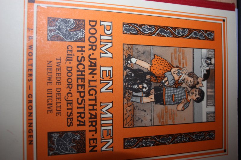 Ligthart, Jan en Scheepstra, H. ill. C. Jetses - PIM EN MIEN tweede deeltje