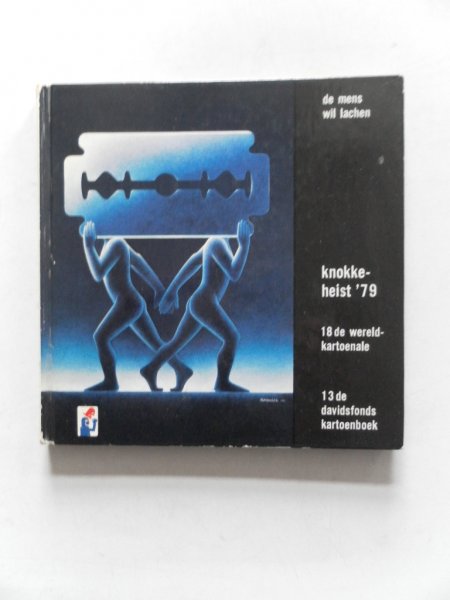  - De mens wil lachen 18 de wereldkartoenale 13 de Davidsfondskartoenboek Knokkeheist '79