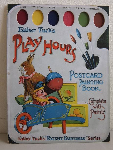 Father Tuck. - Father Tuck's play hours. Postcard painting book complete with paints. Father Tuck's "Patent Paintbox" series.