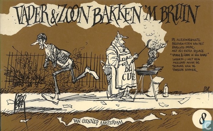 Peter van Straaten - Deel   8,   Vader & Zoon   bakken `m bruin.