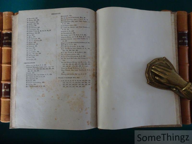 Guide Gezelle, et al. - Rond den heerd : een leer- en leesblad voor alle lieden. [Complete reeks in 25 delen inclusief het laatste op 88 exemplaren verschenen deel uit 1902! Met bijgevoegd: Deel III uit de reeks 'Nederlandse Volkskundige Bibliografie', getiteld 'Rond...