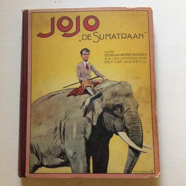 Wermeskerken, Henri van. Illustr. Piet van der Hem. - Jojo, de Sumatraan. Geschiedenis van een olifant.