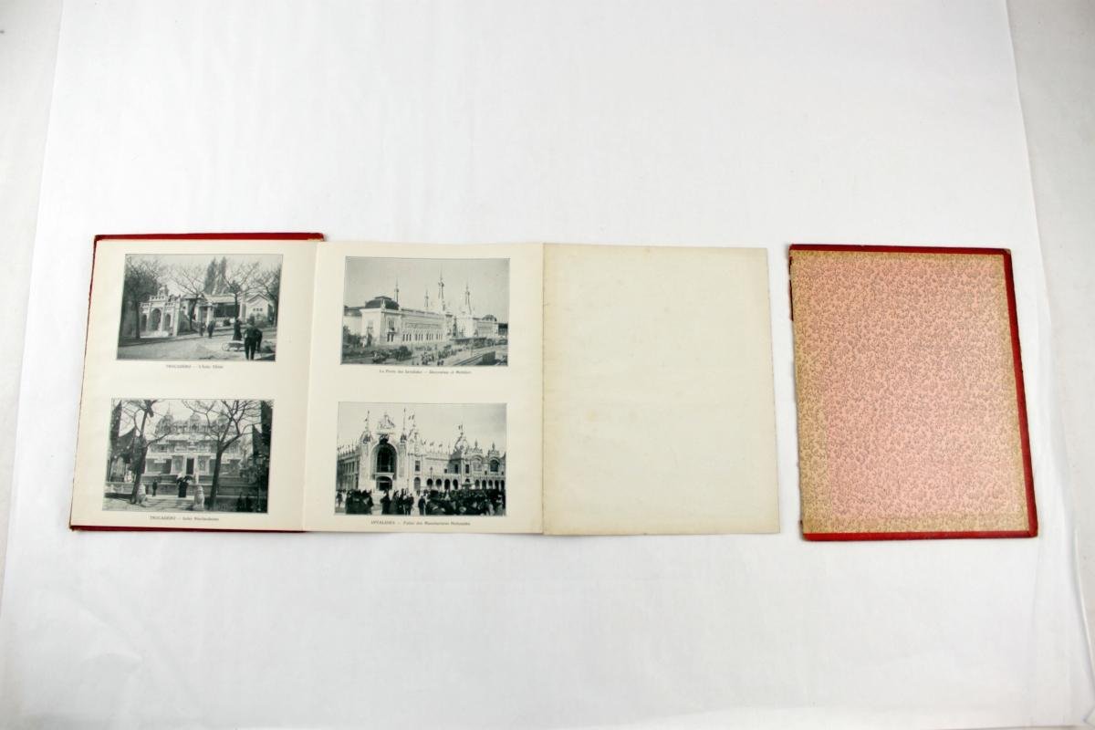 NN - Zeldzaam - Paris Exposition 1900. Leporello met 36 foto's (5 foto's)