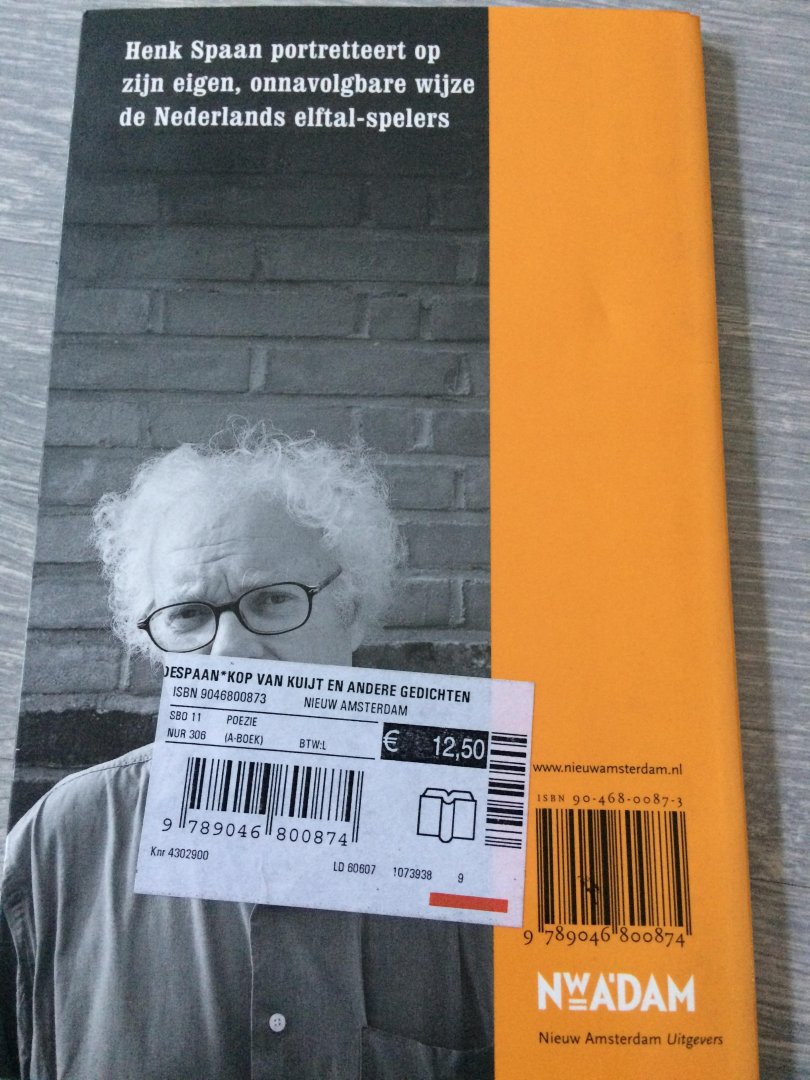 Spaan, H. - De kop van Kuijt en andere gedichten