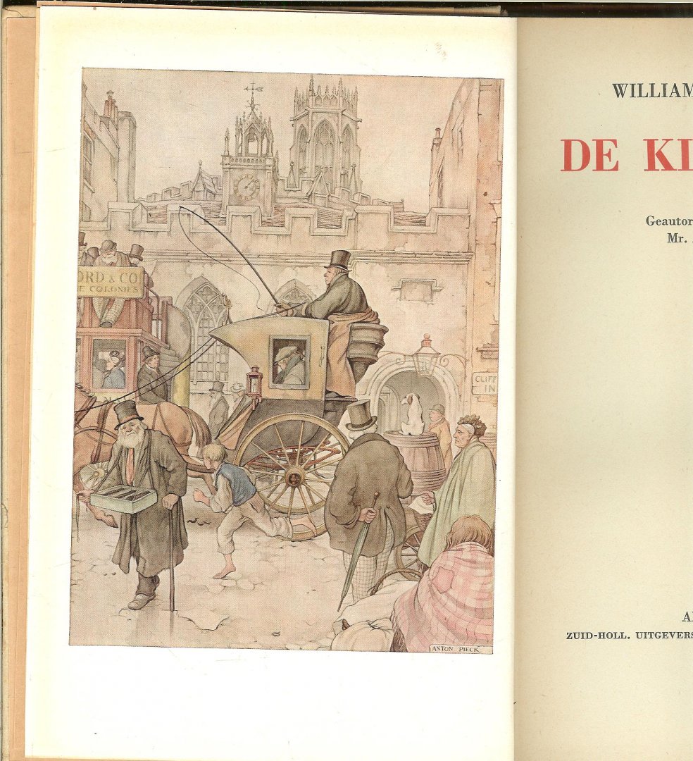 SIMPSON VON WILLIAM ..   Geautoriseerde vertaling van Mr A W van Nes ..  llustratie Anton Pieck - DE KLEIN ZOON deel I