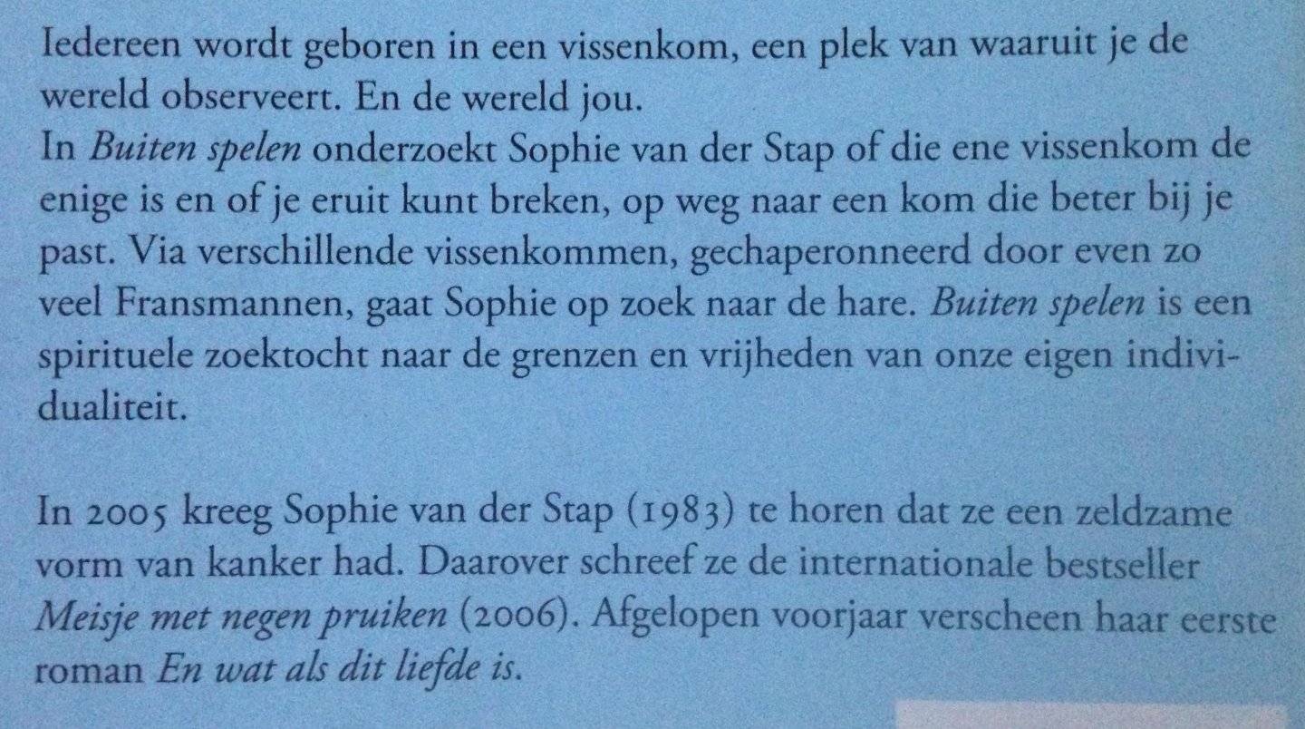 Stap, Sophie van der - Buiten spelen