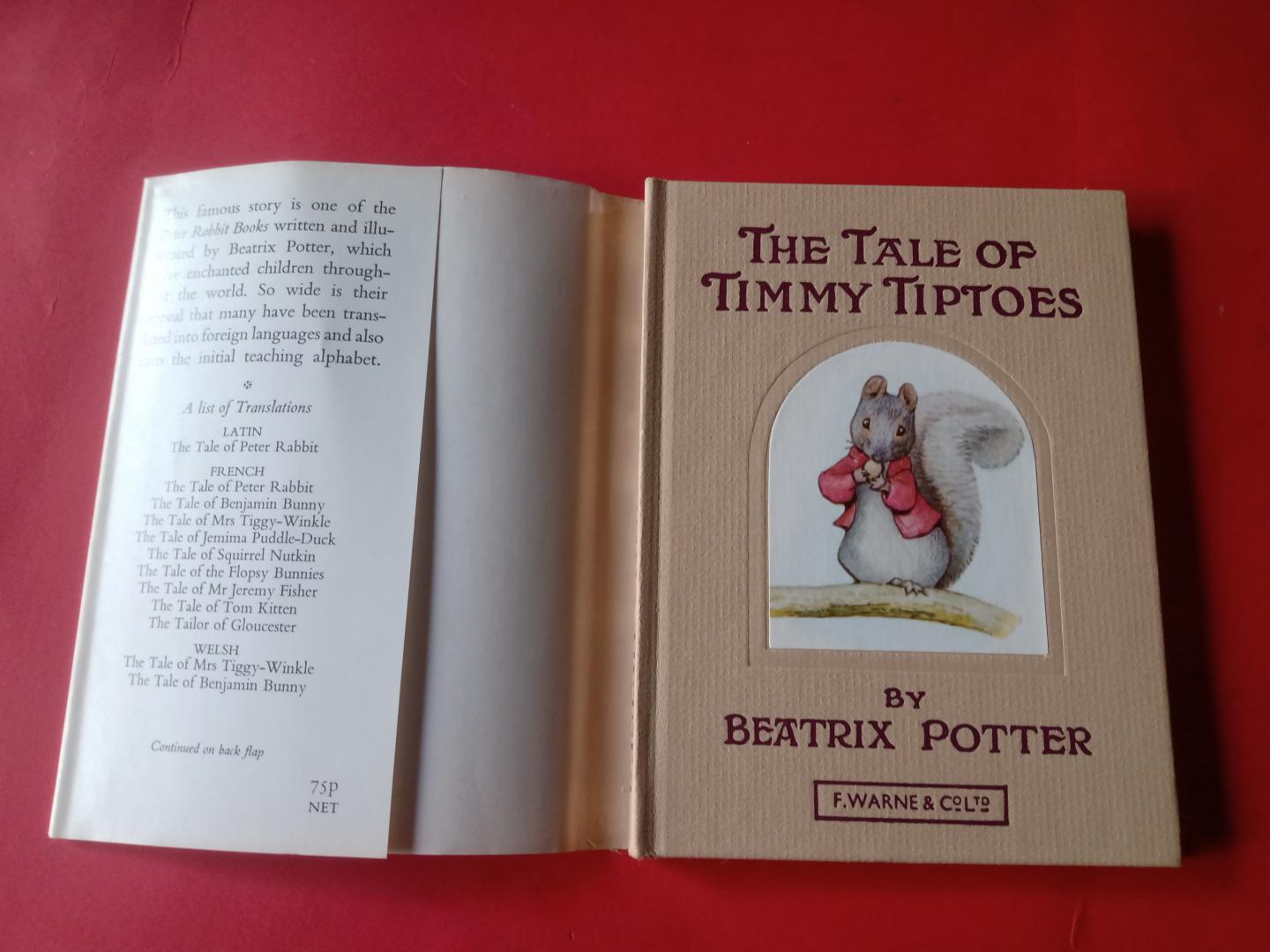 Beatrix Potter, ( nr 12 ) - The Tale of Timmy Tiptoes