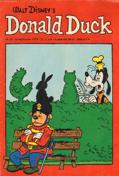 Disney, Walt - Donald Duck 1970 nr. 37 , 12 september , , Een Vrolijk Weekblad,  goede staat