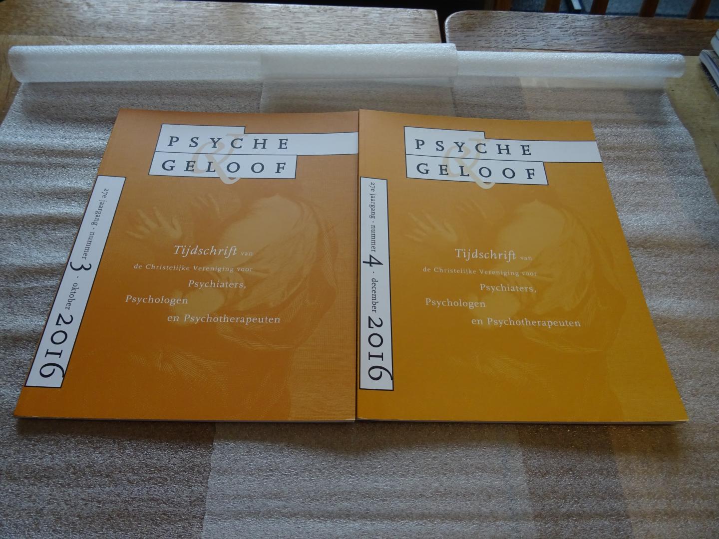 Verhagen, Drs. P.J. (eindredactie) - Psyche & Geloof / Tijdschrift van de CVPPP / jaargang 27 compleet