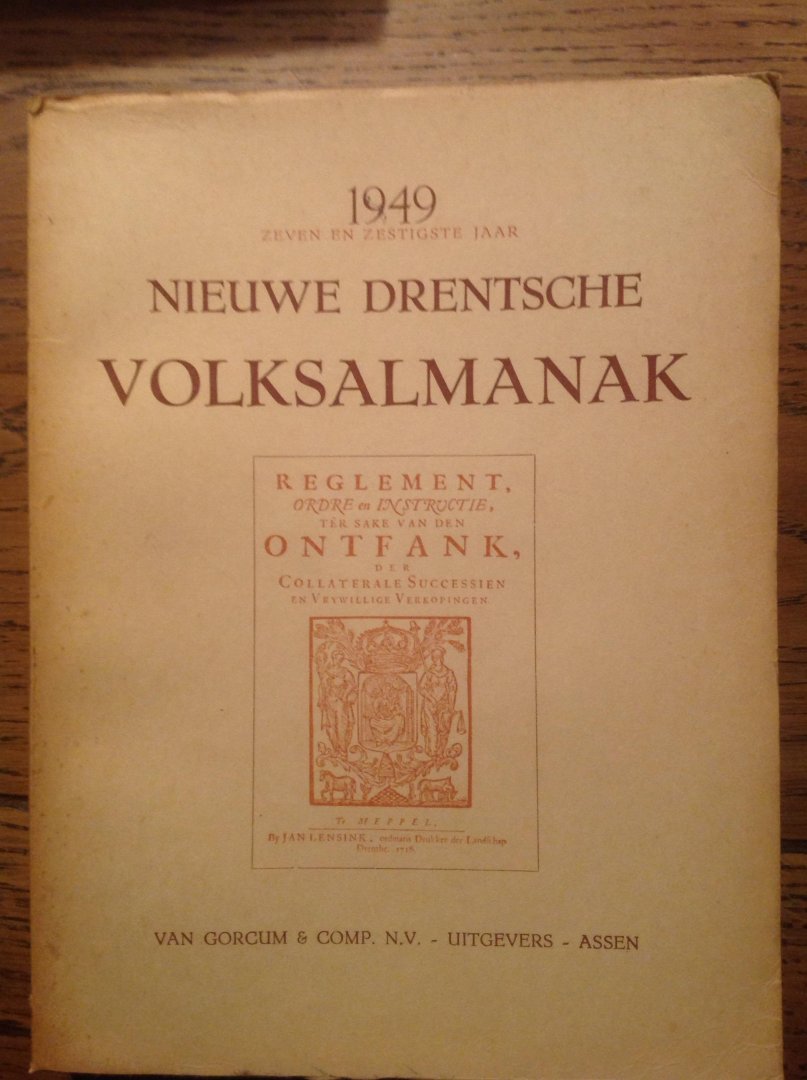 Diverse auteurs - Nieuwe Drentsche Volksalmanak 1949