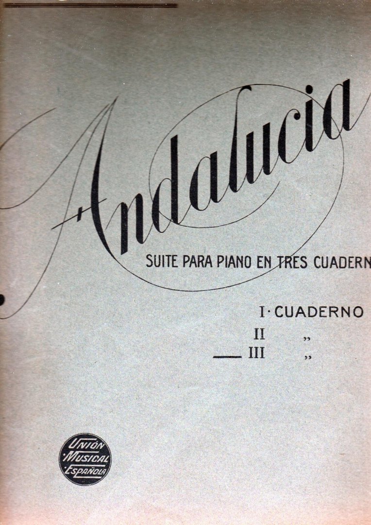 MANUEL FONT Y DE ANTA - ANDALUCIA