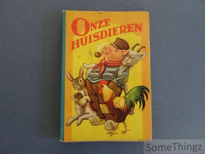 N/A. - Onze huisdieren [Leporello-harmonicaboekje]