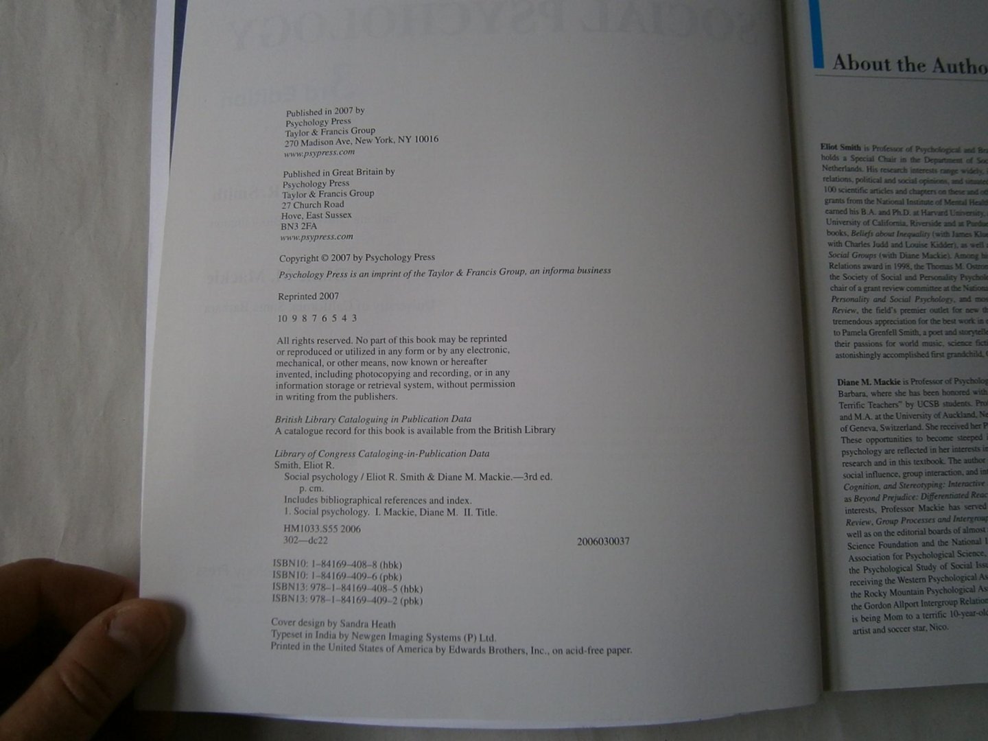 Smith, Elliot R. - Social Psychology