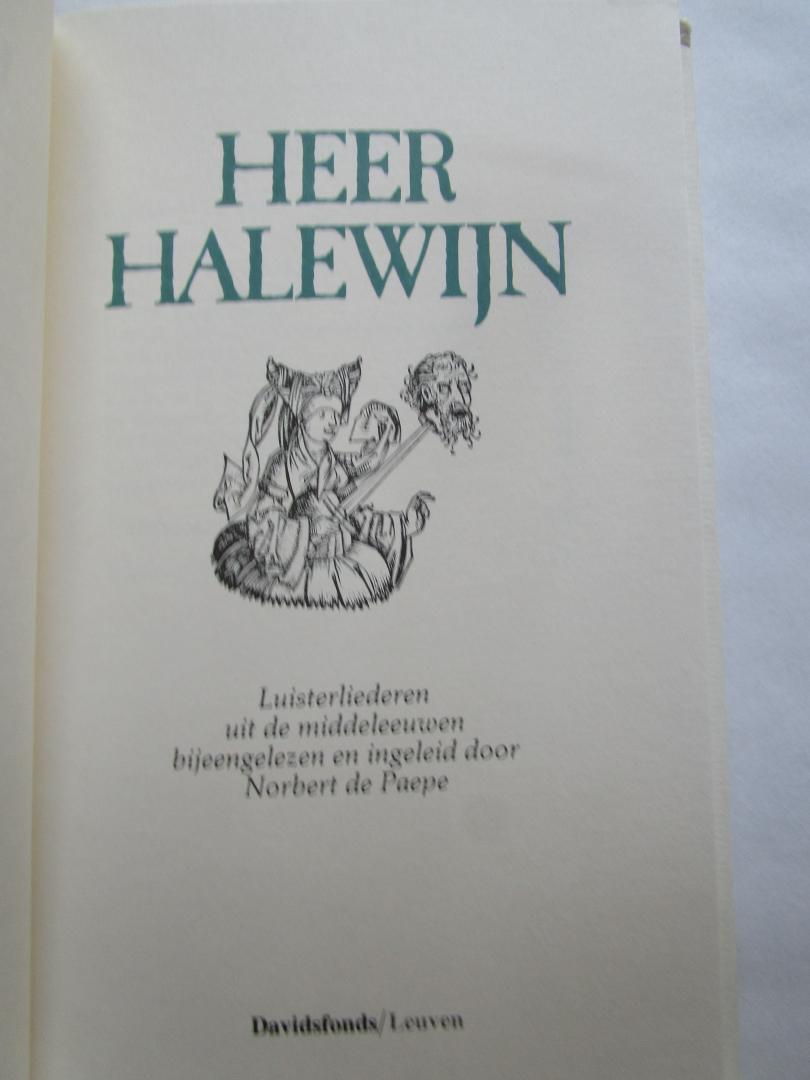 Paepe, Norbert de  (samenstelling) - Heer Halewijn  - Luisterliederen uit de Middeleeuwen -