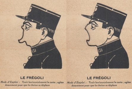 FRÉGOLI - Le Frégoli. (Kettingkaartje).