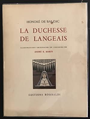 Balzac, Honoré de / Marty, André E. (ill.) - La Duchesse de Langeais.