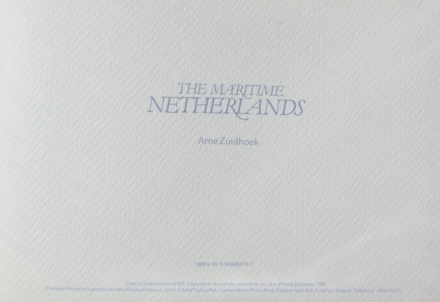 Kampen, van Anthony./.Zuidhoek Arne. - The Maritime Netherlands