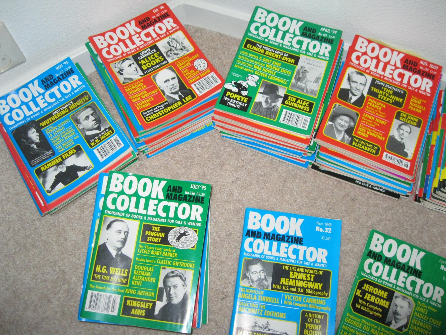 Various - Book and Magazine Collector, near complete set 1995-2005