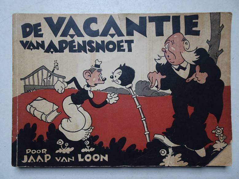 Loon, Jaap van. - De Vacantie van Apensnoet. Kinderbibliotheek No. 24.