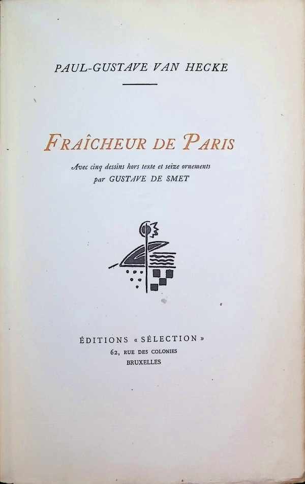 Paul-Gustave Van Hecke - Fraîcheur de Paris