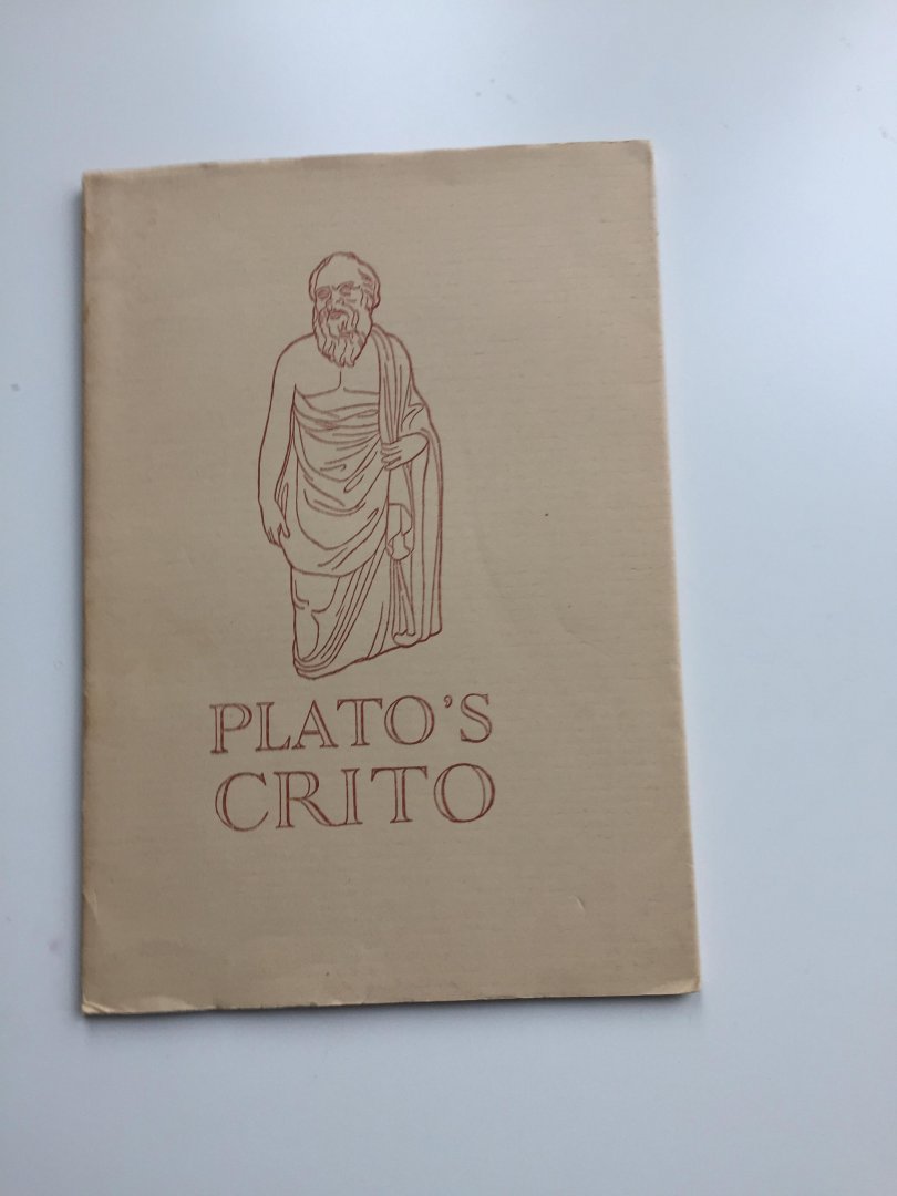Plato  (vertaald door dr. S. Koperberg, Oud-Conrector van het Gemeentelijk Lyceum te Zaandam). - PLATO'S CRITO