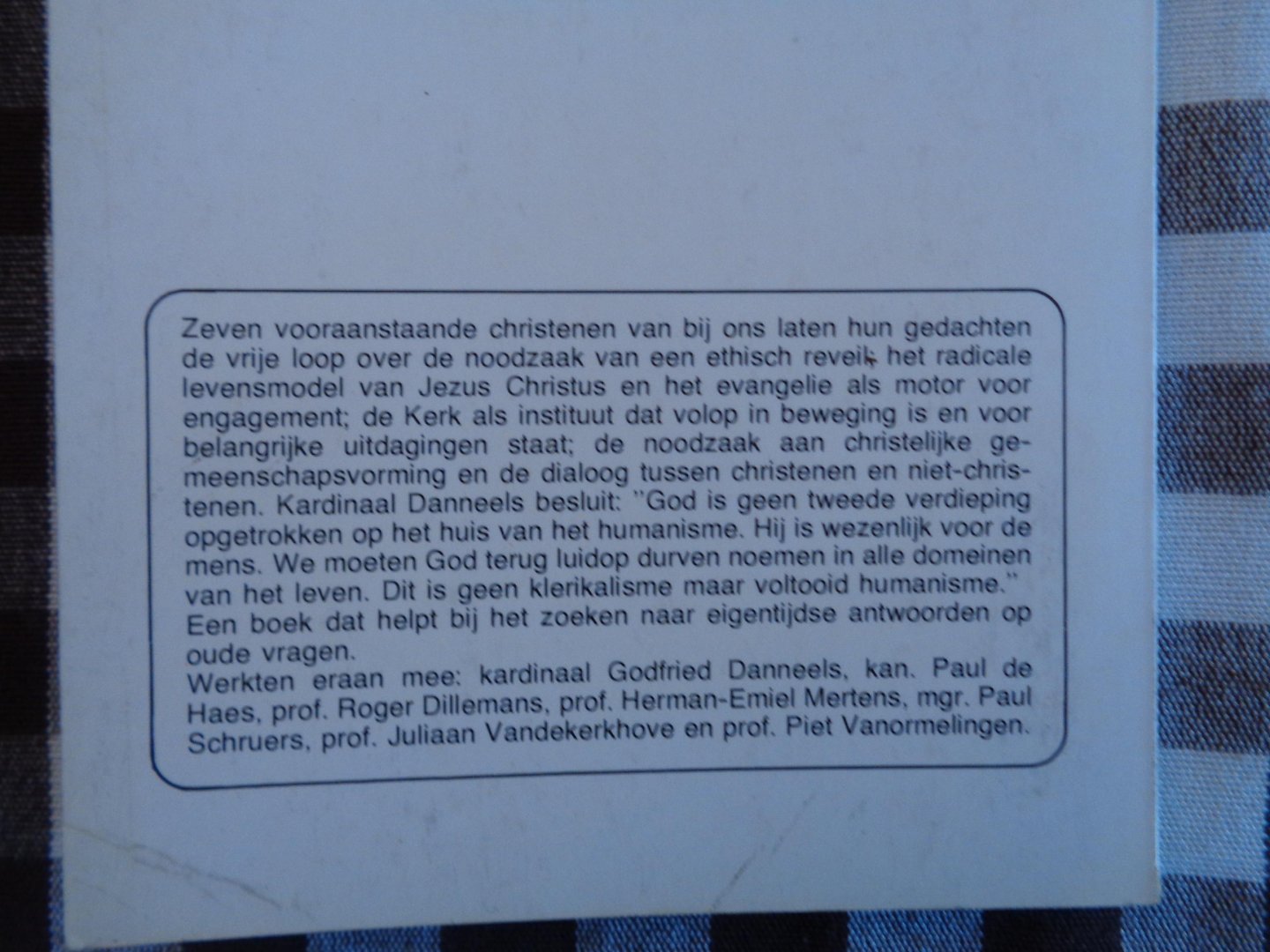 danneels - God is geen tweede verdieping / druk 1