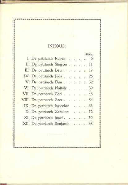 Kuyper, Dr. A. - De twaalf Patriarchen. Bijbelsche Karakterstudiën