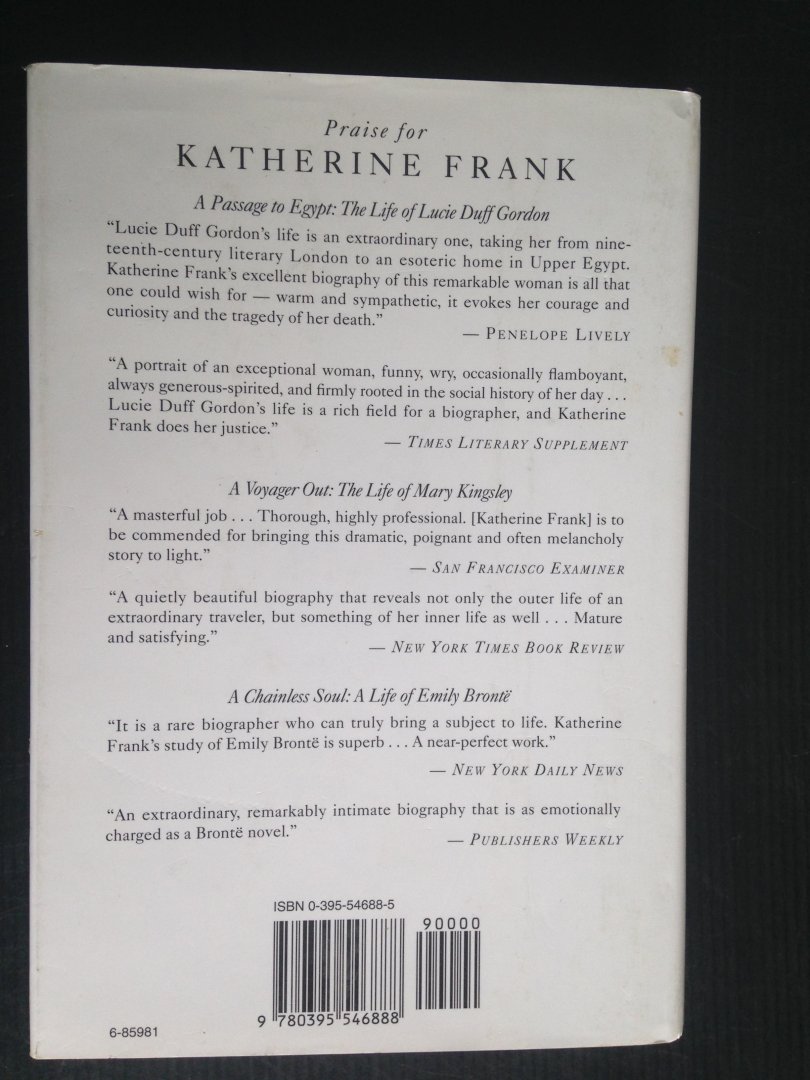 Frank, Katherine - A Passage to Egypt, The Life of Lucie Duff Gordon