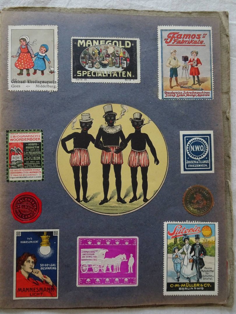 N.n.. - Sluitzegel Album. Ca. 230 sluitzegels.