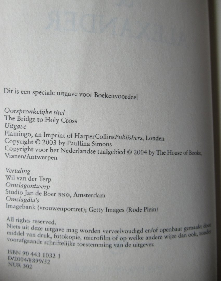 Simons, Paullina - Tatiana & Alexander