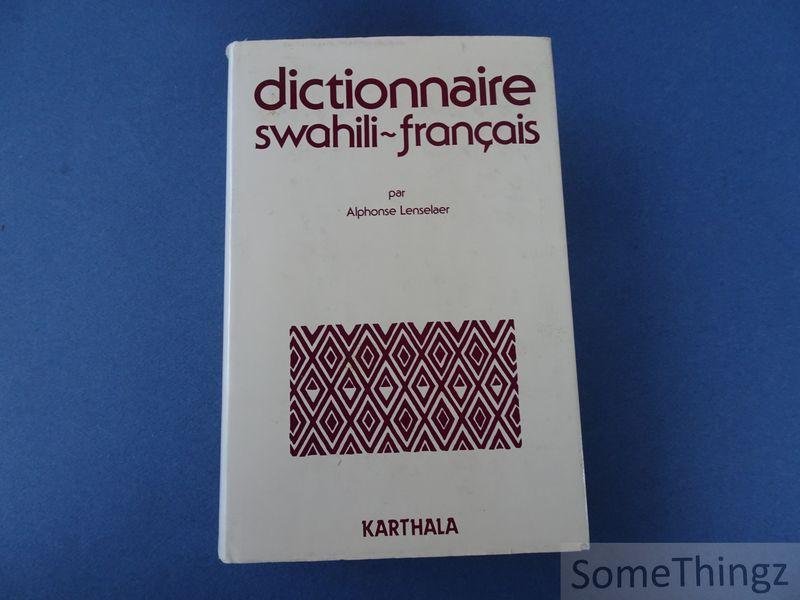 Alphonse Lenselaer. - Dictionnaire swahili-français.