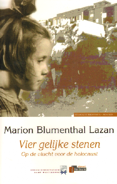 Blumenthal Lazan, Marion - Vier gelijke stenen (Op de vlucht voor de holocaust),101 pag. paperback, gave staat