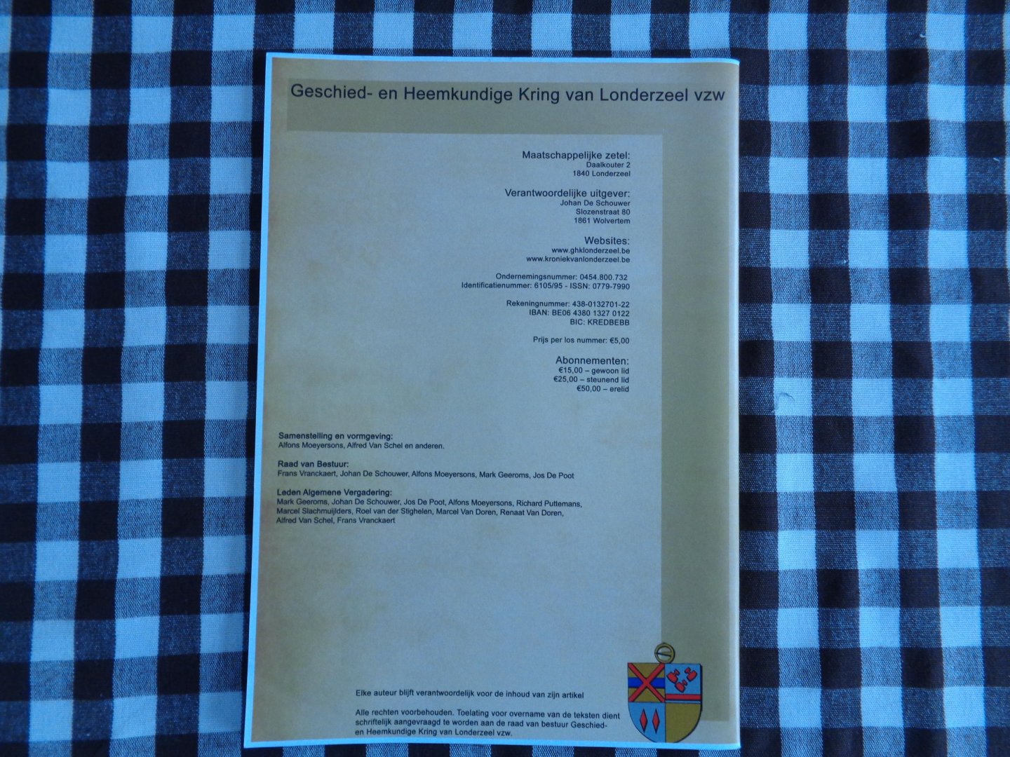 johan de schouwer-frans vranckaert-alfons - geschied en heemkundige kring van londerzeel