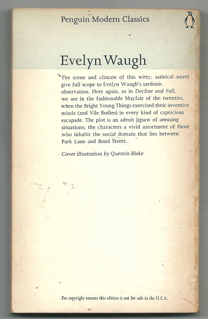 Waugh , Evelyn - Vile Bodies