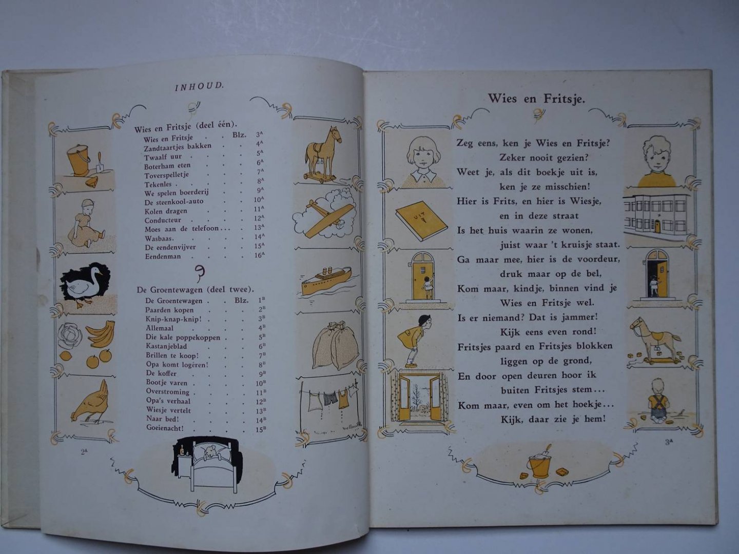 Buren, Riet van & Greta Bosch van Drakestein. - Als Wies en Fritsje groot zijn. Serie Vertel-Prentenboeken.