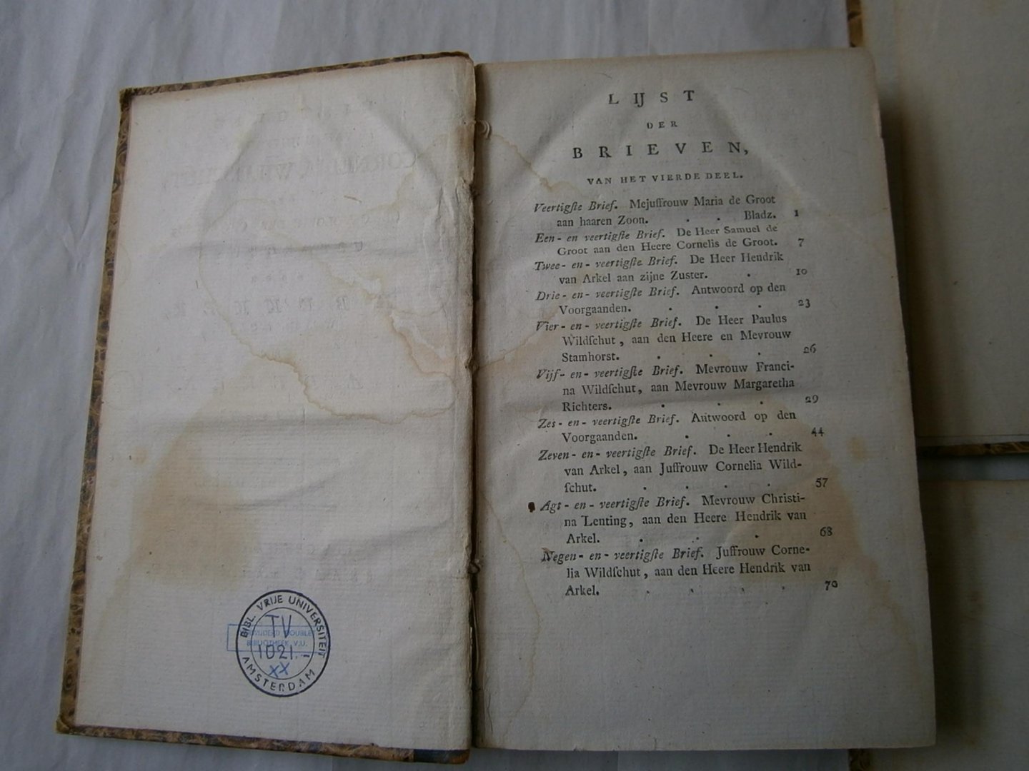 Wolff, Betje en Aagje Deken - Historie van mejuffouw Cornelia Wildschut of de gevolgen der opvoeding deel 4 5 en 6