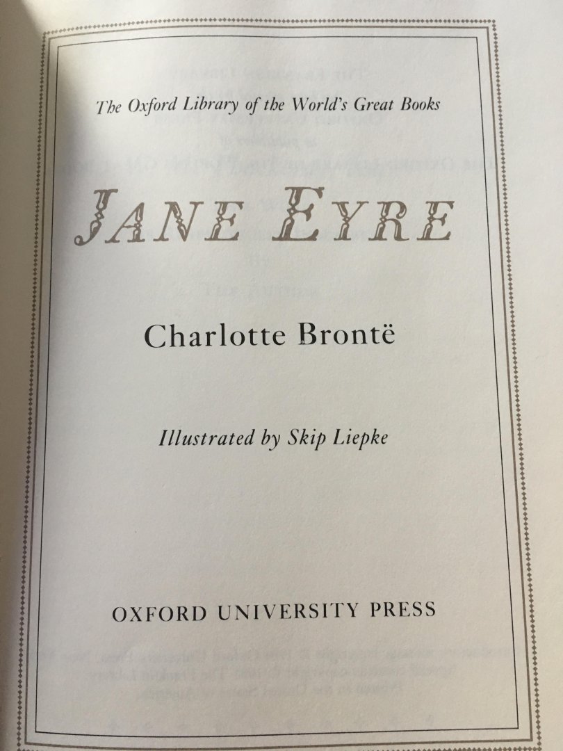 Charlotte Bronté - World’s Greatest Books; Jane Eyre
