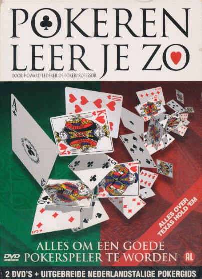 Lederer, Howard - Pokeren Leer Je Zo. Set 2 DVD's + boek. Alles om een goede pokerspeler te worden