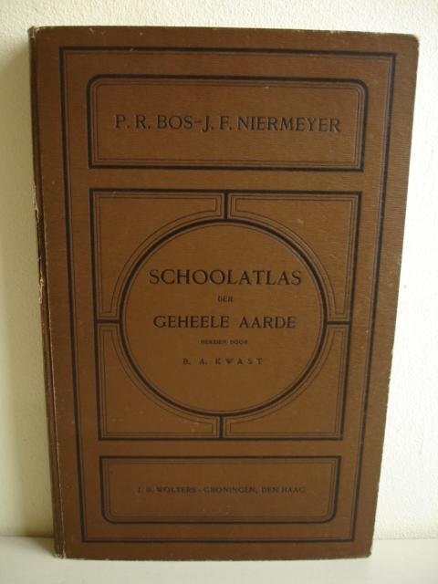 Bos - Niermeyer. - Schoolatlas der geheele aarde.