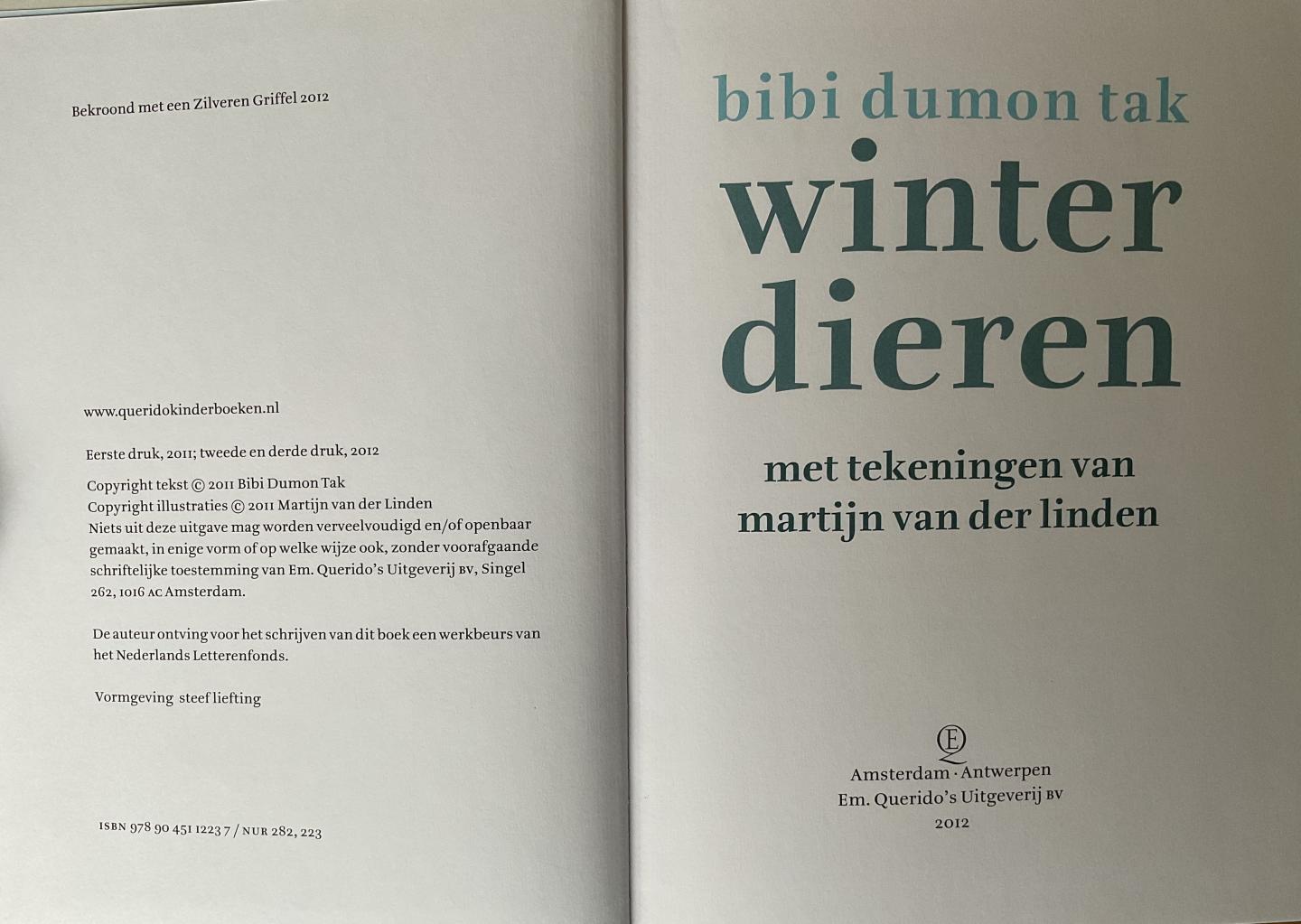Dumon Tak, Bibi - Winterdieren (3e druk)
