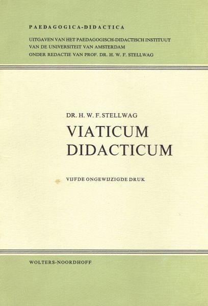 dr. H.W.F. Stellwag - Viaticum didacticum