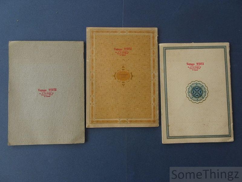 N/A. - Chemins de Fer Paris-Lyon-Méditerrannée (P.L.M.) - Atlas P.L.M. Jura-Bourgogne / Le Maroc / L'Algérie. (3 vols.)