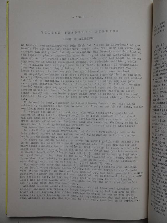 Diverse auteurs. - Parade der Profeten. Literair tijdschrift. Reünie-nummer, september 1979.