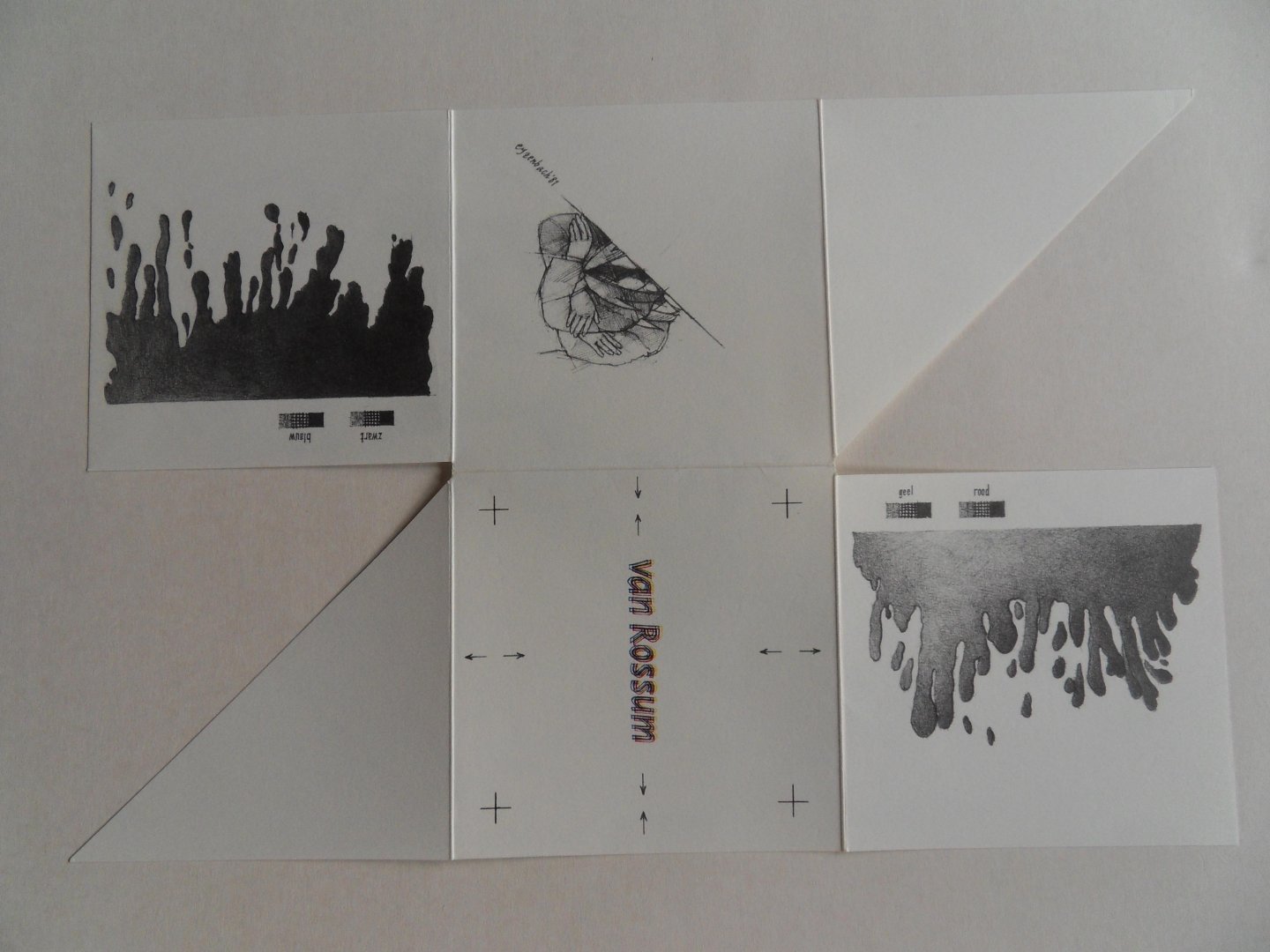 Eyzenbach, Tom [ artistieke uitvoering ]. - De Opvattingen van drukkerij van Rossum zijn niet gewijzigd.