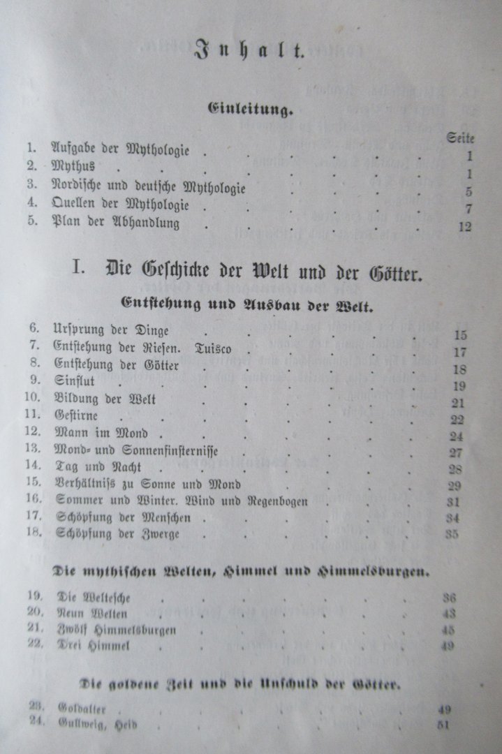 Müllenhoff, Carl - Simrock,Handbuch der Deutschen Mythologie